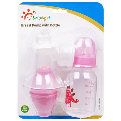 PP Latex BPA Máy hút sữa bằng tay miễn phí có bình
