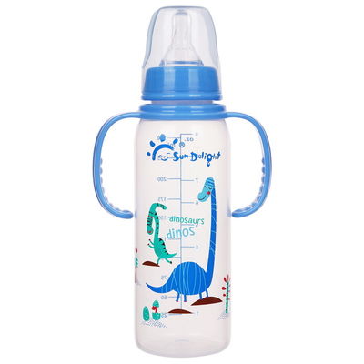 9oz Không mùi không chứa BPA Bình sữa cho trẻ sơ sinh tay cầm đôi