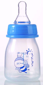 Bình sữa trẻ sơ sinh PP 60ml cổ tiêu chuẩn nhỏ 2oz có hộp cửa sổ