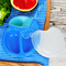 Blue Easy Grip Baby Feeding Bowls And Spoons Bpa miễn phí