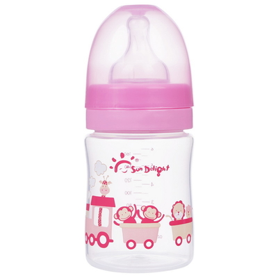 6oz Baby Nipple Bottle Polypropylene an toàn không độc hại cấp thực phẩm