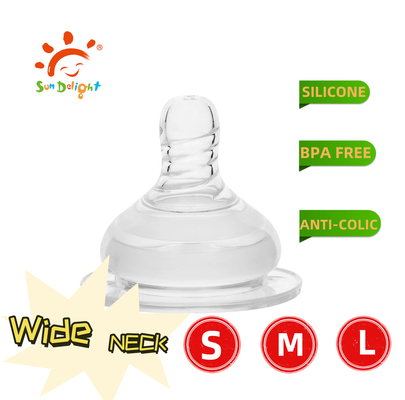Hình dạng tròn, trẻ sơ sinh silicone núm vú đóng gói riêng