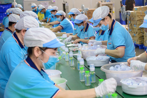 Cấp thực phẩm Dòng chảy nhanh Núm vú cao su cho bé cao su cổ rộng