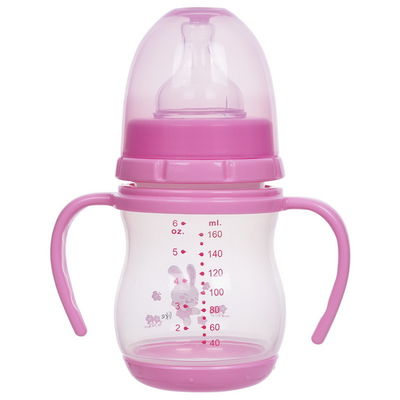 BPA Free 6oz 160ml Bình sữa Polypropylene cổ rộng cho bé