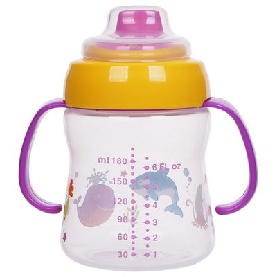 Soft Spout Baby Sippy Cup Non Spill Handle cho bàn tay nhỏ 9+ tháng tuổi