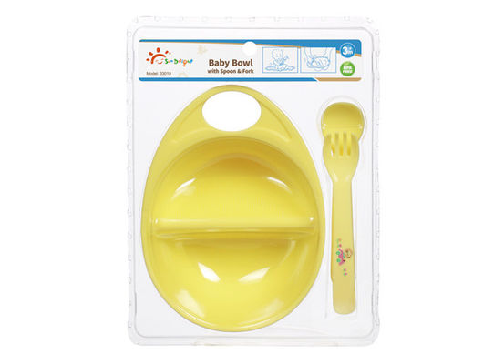 PVC Polypropylene BPA FREE Baby Bowl with Spoon