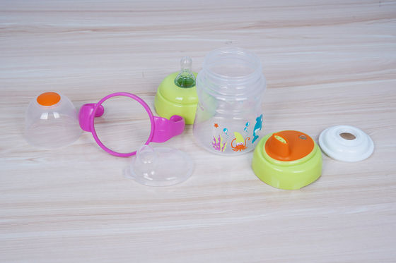 Không tràn 2 trong 1 BPA Miễn phí 6 tháng 6 Ounce Baby Sippy Cup