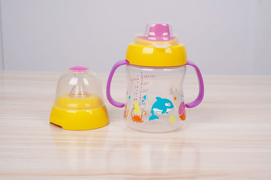 Hút núm vú 2 trong 1 BPA Miễn phí 6 tháng 6 Ounce Baby Sippy Cup