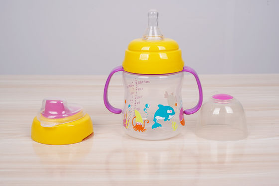 Hút núm vú 2 trong 1 BPA Miễn phí 6 tháng 6 Ounce Baby Sippy Cup