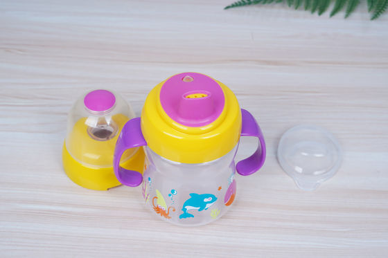 Hút núm vú 2 trong 1 BPA Miễn phí 6 tháng 6 Ounce Baby Sippy Cup