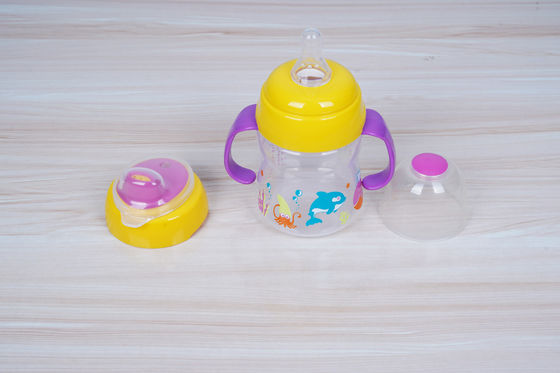 Hút núm vú 2 trong 1 BPA Miễn phí 6 tháng 6 Ounce Baby Sippy Cup