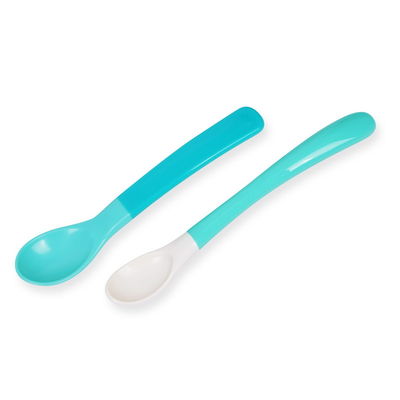 EN 14350 Soft Cite Change Color Spoon TPE Baby Food