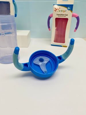 Không có BPA 260ml 9 Ounce Sippy Cup với vòi mềm