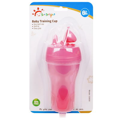 6oz 180ml Không tràn BPA Cốc Sippy An toàn 6 tháng