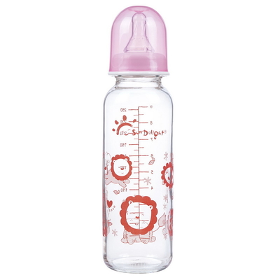 Khả năng chịu nhiệt Hi Transparency Standard Cổ chai 9oz 250ml Thủy tinh cho bé bú