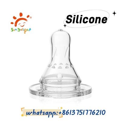 Xây dựng tiêu chuẩn cổ em bé núm vú BPA miễn phí chất lỏng silicone núm vú
