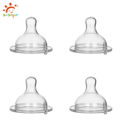 Những thứ cần thiết đầu tiên silicone baby bottle núm vú, dòng chảy chậm